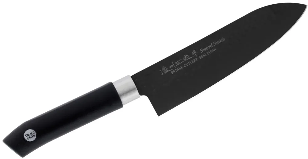 Satake Нож Сантоку Satake Sword Smith Черный 17см 805-735