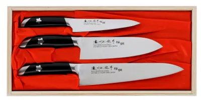 Satake Набор из 3 ножей Satake Sakura. HG8081W