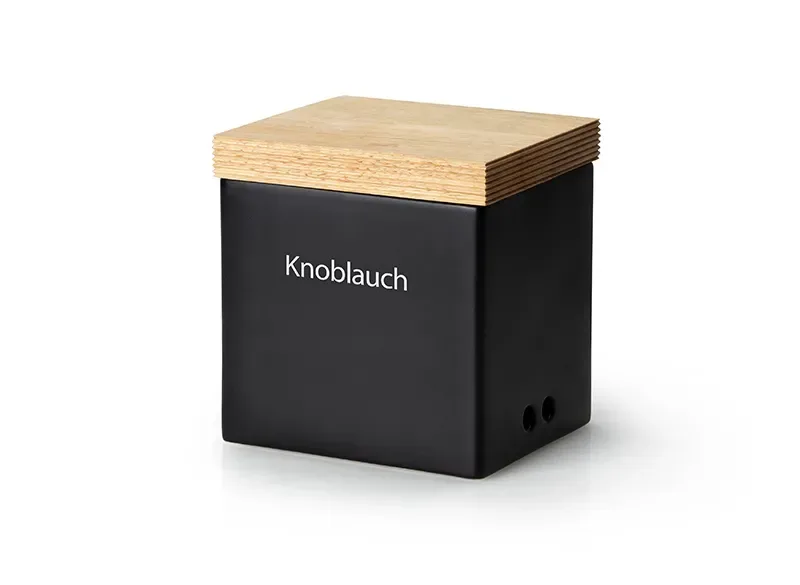 Continenta Керамический контейнер 14х12х15,5см черный 03721
