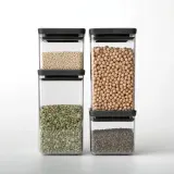 Brabantia Контейнер квадратный 2,5л, серый 122408 — фото 2