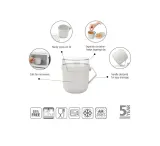 Brabantia Кружка Make & Take 600мл Светло-серая 203848 — фото 6
