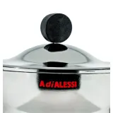 Alessi Алюминиевая Турка кофеварка высокого давления Moka Alessi на 6 чашек. AAM33/6 — фото 4