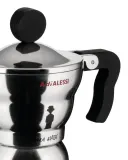 Alessi Алюминиевая Турка кофеварка высокого давления Moka Alessi на 6 чашек. AAM33/6 — фото 7