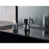 Alessi Алюминиевая турка кофеварка Moka на 9 чашек. DC06/9 FM — фото 4
