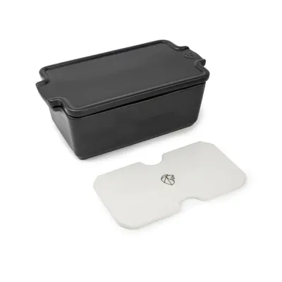 Peugeot Керамическое блюдо Appolia + пресс 20х12,4х8см для сланцевого паштета 61715