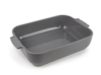 Peugeot Блюдо керамическое Appolia 36x22x7см светло-серое 61937