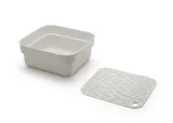 Brabantia Мойочный контейнер Sink Side с крылом для сушки, светло-серый 302688 — фото 7