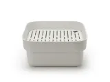 Brabantia Мойочный контейнер Sink Side с крылом для сушки, светло-серый 302688 — фото 8