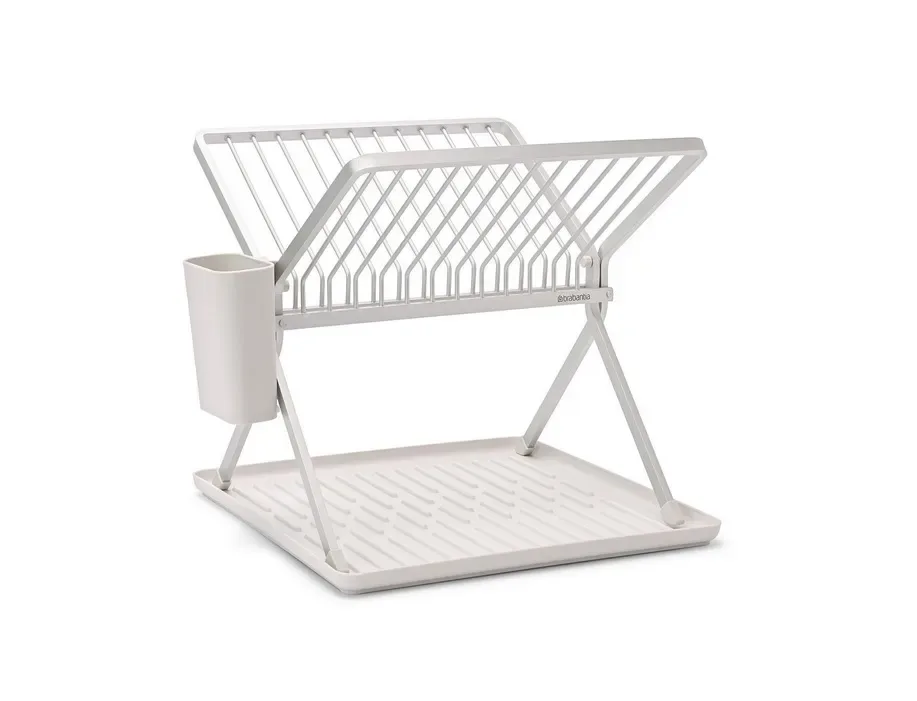 Brabantia Складная сушилка для посуды 37х33см светло-серая 139383
