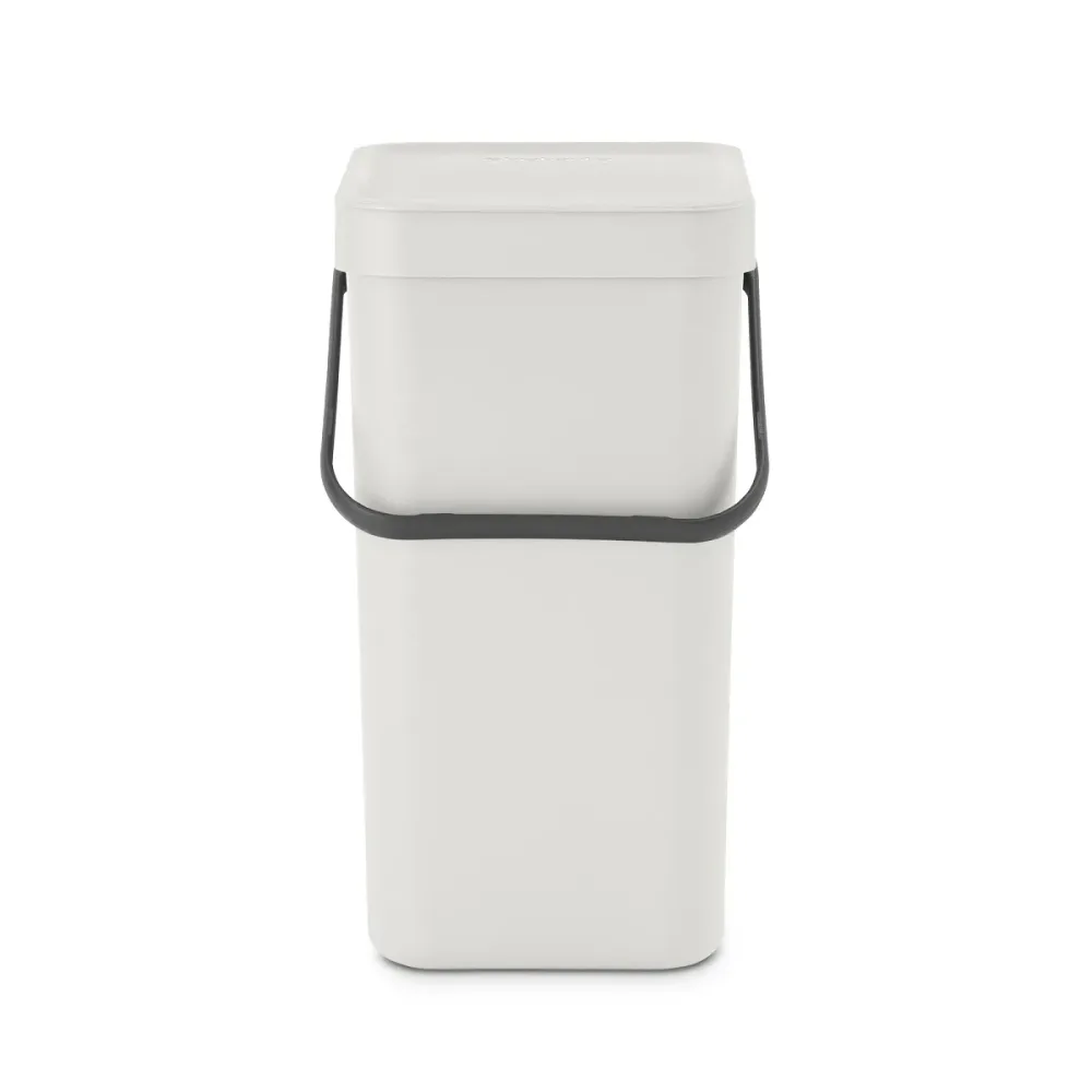 Brabantia Контейнер для мусора Sort & Go 12л Светло-серый 213281