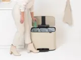 Brabantia Контейнер для сортировки Bo 3х11л Soft Beige 202346 — фото 2