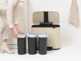 Brabantia Контейнер для сортировки Bo 3х11л Soft Beige 202346 — фото 4