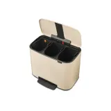 Brabantia Контейнер для сортировки Bo 3х11л Soft Beige 202346 — фото 5