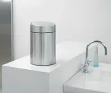 Brabantia Контейнер для мусора Slide Bin 5л, матовая сталь 477546 — фото 3
