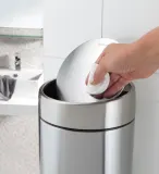Brabantia Контейнер для мусора Slide Bin 5л, матовая сталь 477546 — фото 8