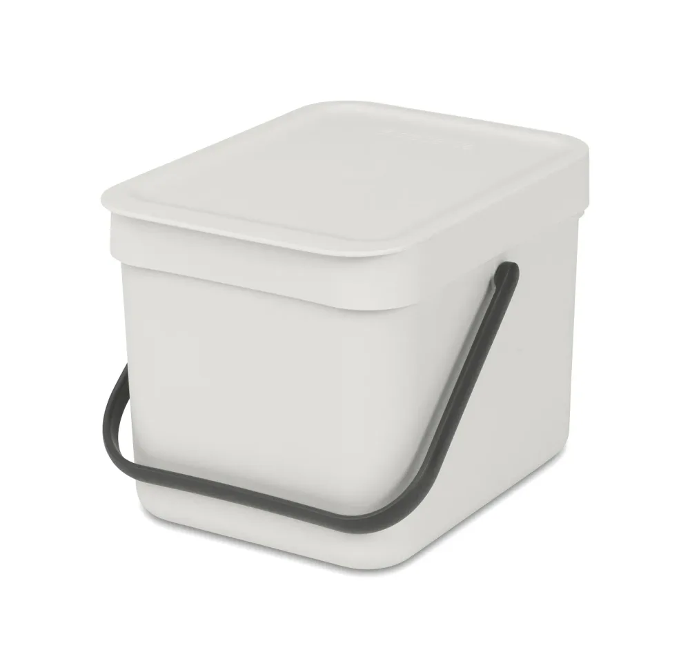 Brabantia Контейнер для сортировки мусора Sort & Go 6л, серый 213267
