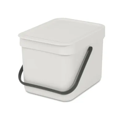 Brabantia Контейнер для сортировки мусора Sort & Go 6л, серый 213267