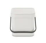 Brabantia Контейнер для сортировки мусора Sort & Go 6л, серый 213267 — фото 5