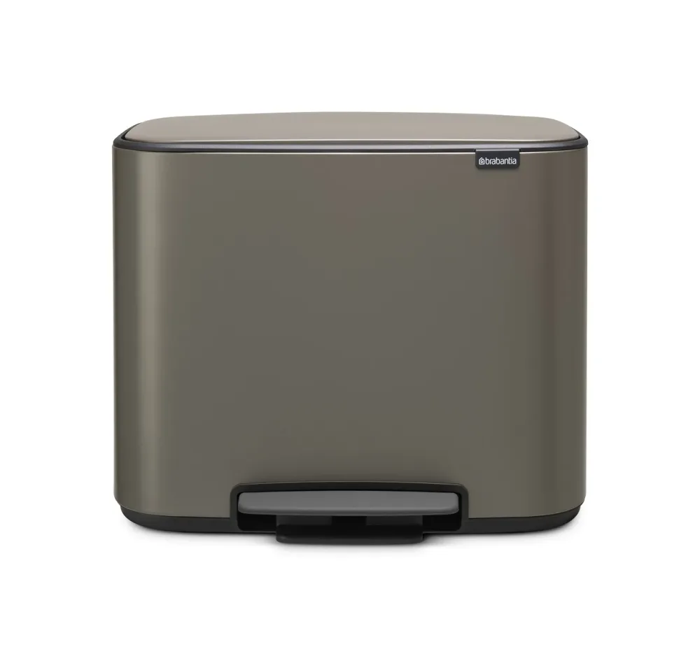 Brabantia Контейнер для мусора Bo 3х11л с сегрегацией, платина 121067