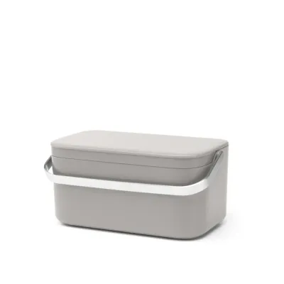 Brabantia Контейнер для мусора Sort & Go 1,8л, серый 230080