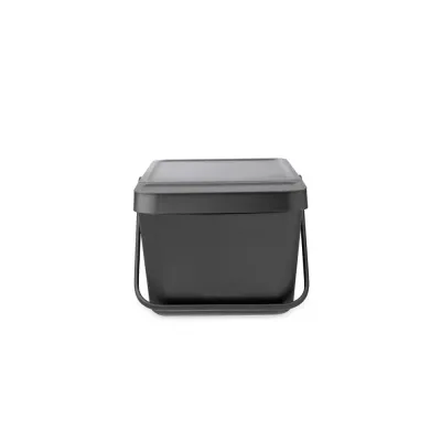 Brabantia Контейнер для мусора Sort & Go 20л для сортировки, серый 277726