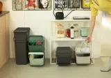 Brabantia Контейнер для мусора Sort & Go 20л для сортировки, серый 277726 — фото 3
