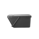 Brabantia Контейнер для мусора Sort & Go 20л для сортировки, серый 277726 — фото 6