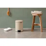 Brabantia Контейнер для мусора NewIcon 3л, мягкий бежевый 149887 — фото 2