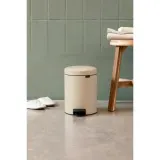 Brabantia Контейнер для мусора NewIcon 3л, мягкий бежевый 149887 — фото 3