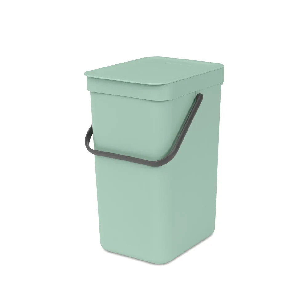 Brabantia Контейнер для мусора Sort & Go 12л для сортировки Jade Green 211829
