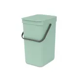 Brabantia Контейнер для мусора Sort & Go 12л для сортировки Jade Green 211829 — фото 1