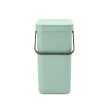 Brabantia Контейнер для мусора Sort & Go 12л для сортировки Jade Green 211829 — фото 6
