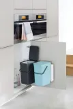 Brabantia Контейнер для мусора Sort & Go 16л, серый 109966 — фото 3