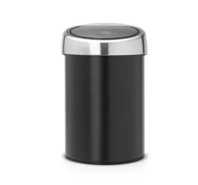 Brabantia Контейнер для мусора Touch Bin 3л, черный 364440