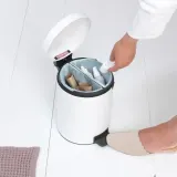 Brabantia Контейнер для мусора NewIcon 2x2л белый 280429 — фото 4