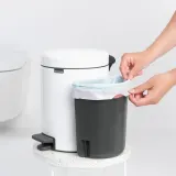 Brabantia Контейнер для мусора NewIcon 2x2л белый 280429 — фото 8