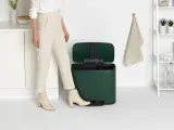 Brabantia Контейнер для сортировки мусора Bo 11+23л Pine Green 304125 — фото 3