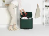 Brabantia Контейнер для сортировки мусора Bo 11+23л Pine Green 304125 — фото 4