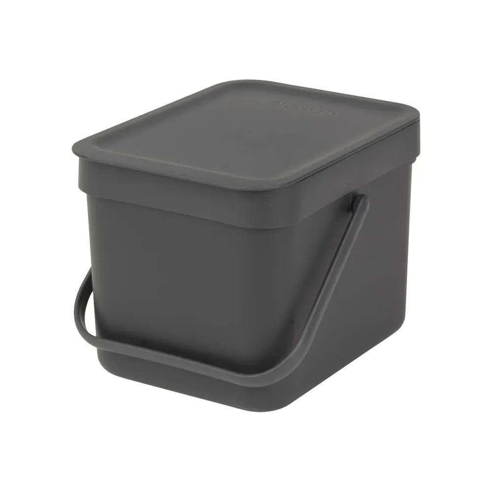 Brabantia Контейнер для сортировки мусора Sort & Go 6л, серый 109720