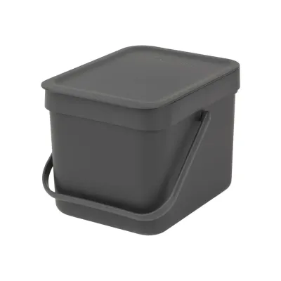 Brabantia Контейнер для сортировки мусора Sort & Go 6л, серый 109720
