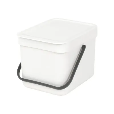 Brabantia Контейнер для сортировки мусора Sort & Go 6л, белый 109706