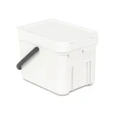 Brabantia Контейнер для сортировки мусора Sort & Go 6л, белый 109706 — фото 7
