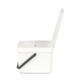 Brabantia Контейнер для сортировки мусора Sort & Go 6л, белый 109706 — фото 8
