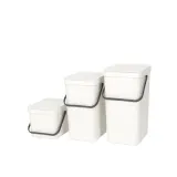 Brabantia Контейнер для мусора Sort & Go 12л белый 109782 — фото 4