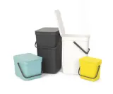 Brabantia Контейнер для мусора Sort & Go 12л белый 109782 — фото 5