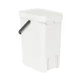 Brabantia Контейнер для мусора Sort & Go 12л белый 109782 — фото 6