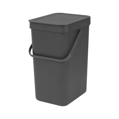 Brabantia Контейнер для мусора Sort & Go 12л, серый 109805