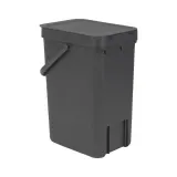 Brabantia Контейнер для мусора Sort & Go 12л, серый 109805 — фото 6