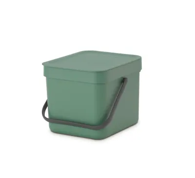 Brabantia Контейнер для мусора Sort & Go 6л зеленый 129841