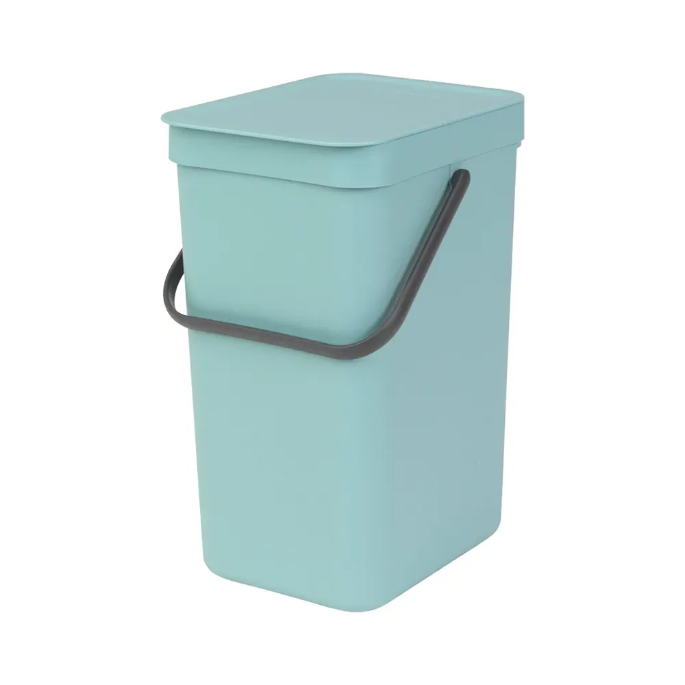 Brabantia Контейнер для мусора Sort & Go 12л мятный 109744